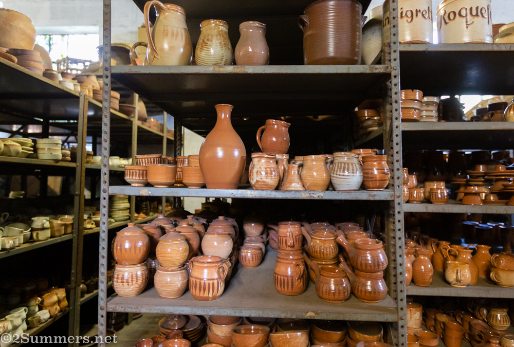 Terra cotta dishes at Liebermann