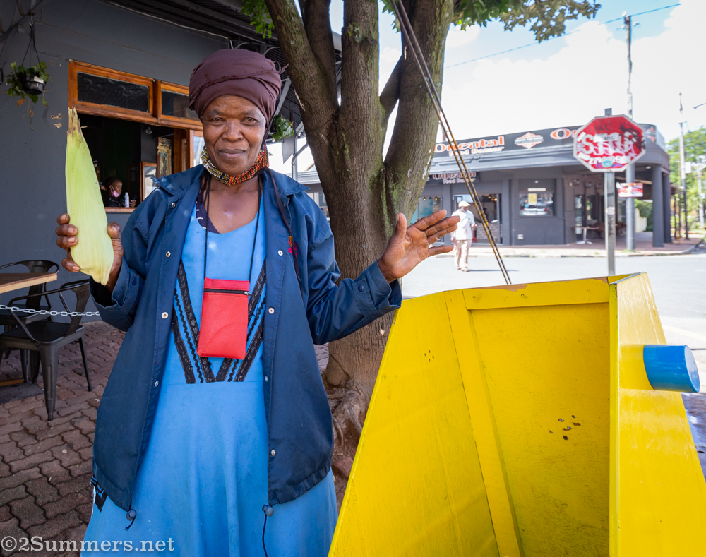 Betty Ntuli, the Melville Mielie Lady