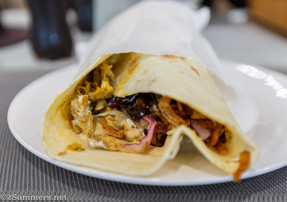 Chicken laffa at Chanah’s