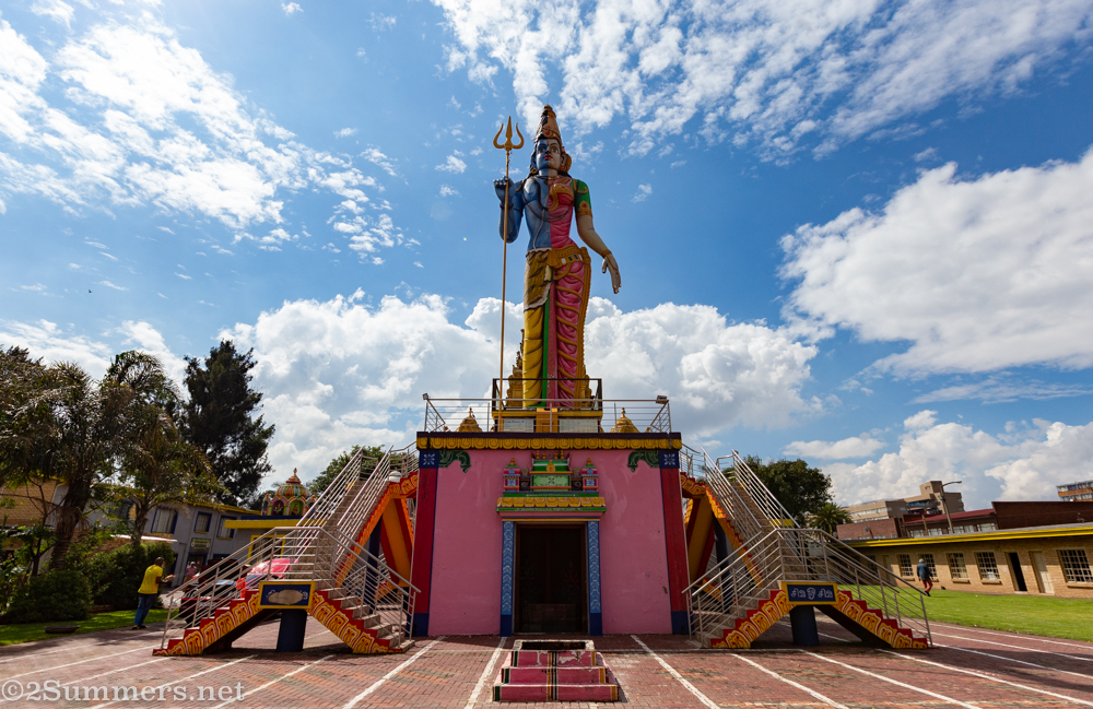 Shiva-Shakti statue at the Shiva Temple, Benoni