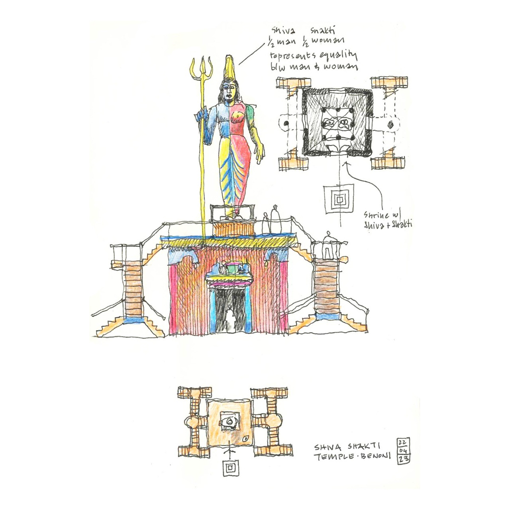 Thorsten sketch of Shiva-Shakti