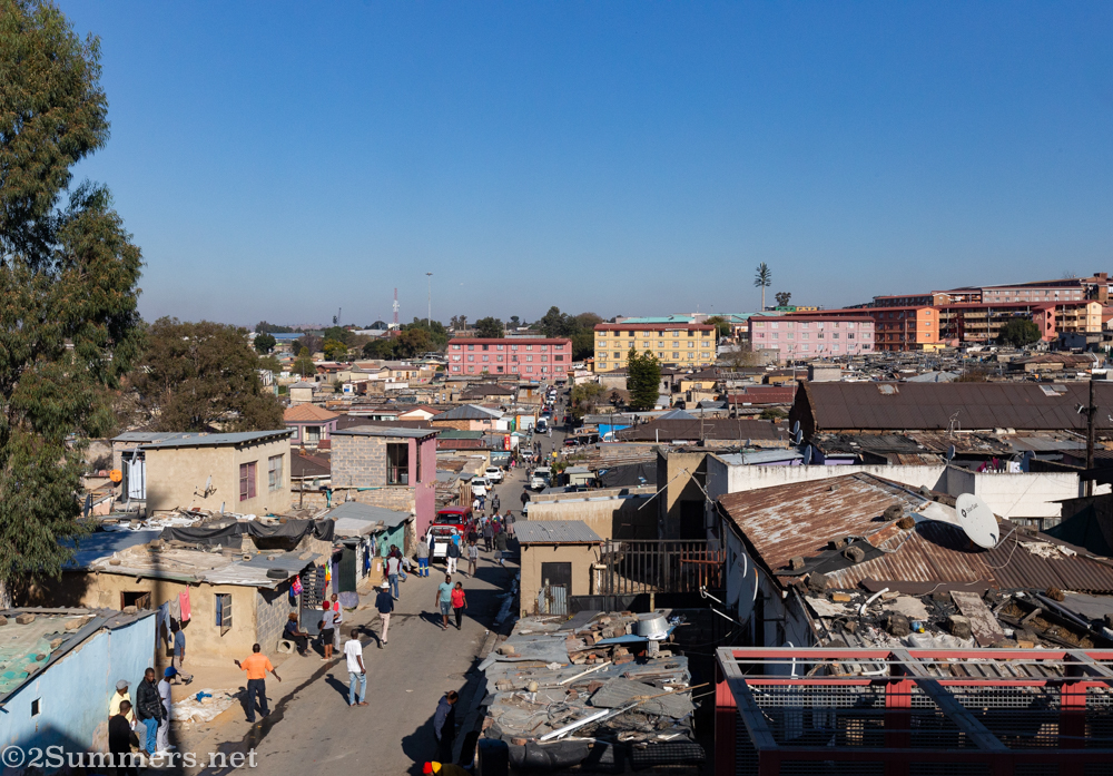 Looking out over Alex