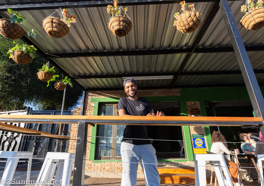Chef Siga at his Mexican restaurant