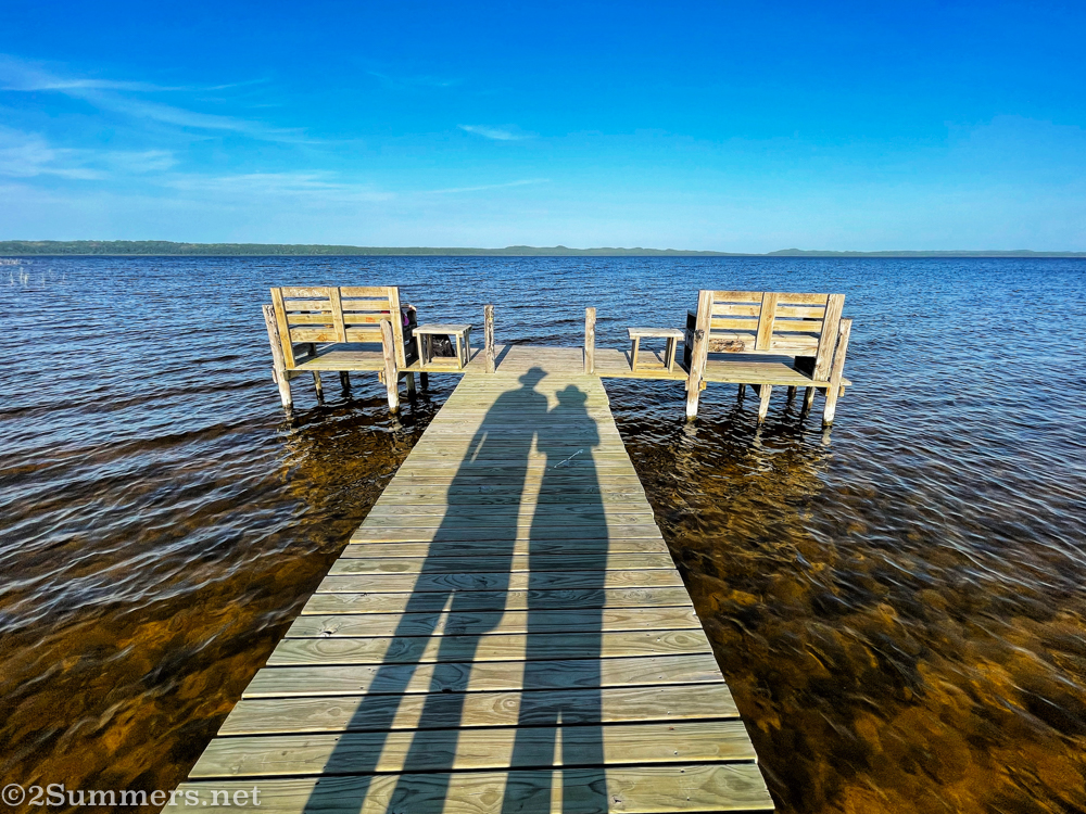 Heather and Thorsten at Kosi Bay in KwaZulu-Natal