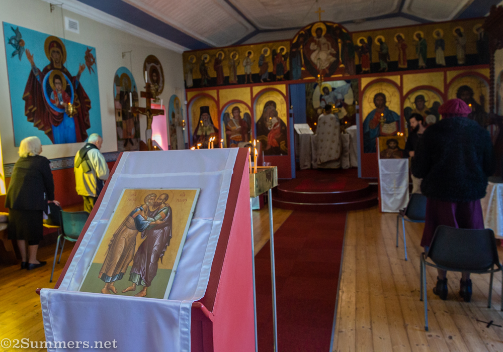 Congregation in St. Nicholas