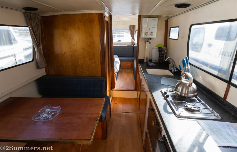 Galley of the Hadeda houseboat