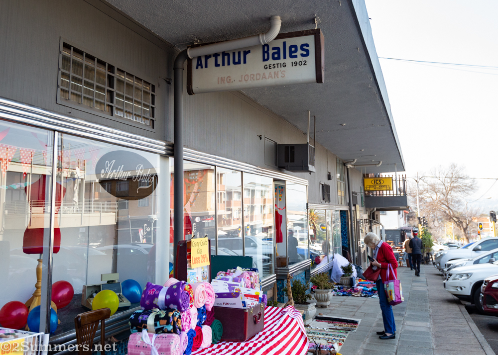 The street outside Arthur Bales