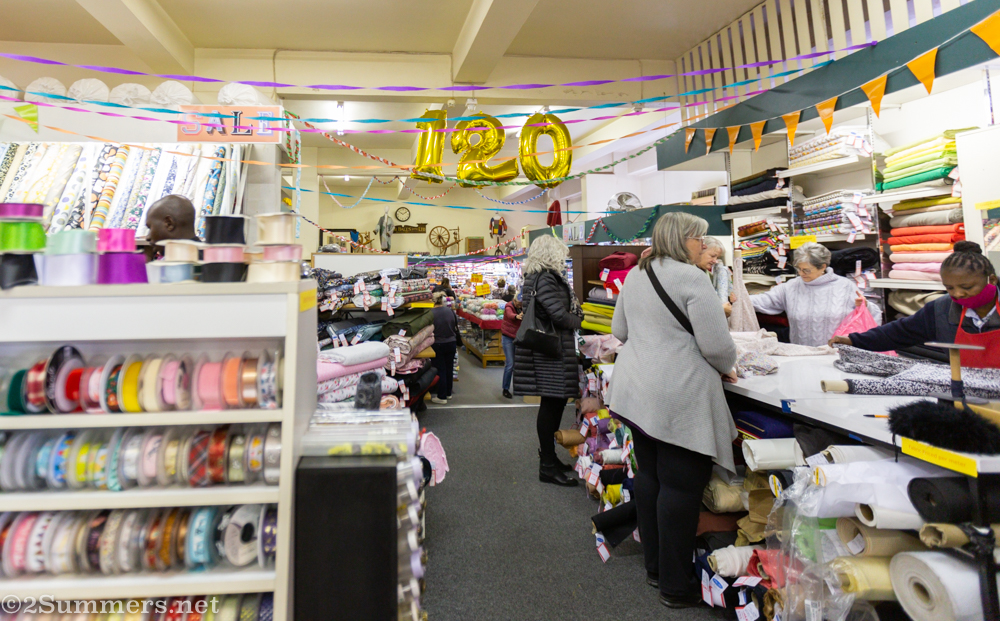 Inside Arthur Bales during the sale