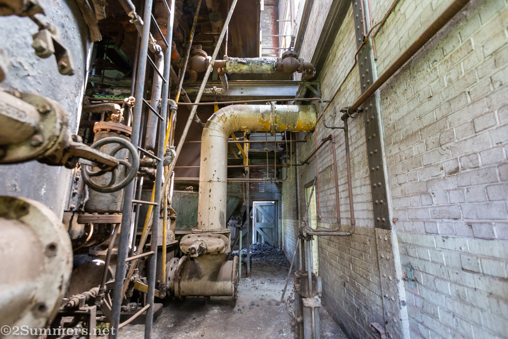 Old machinery in the Johannesburg Gas Works
