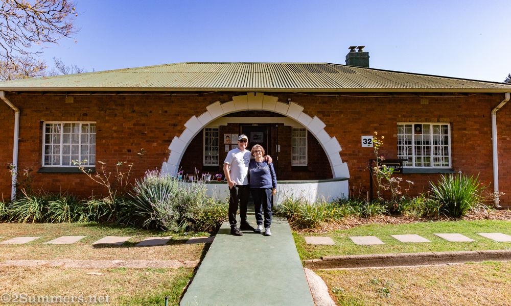 Josef and Caroline Talotta at Familia Pinto Products in Modderfontein