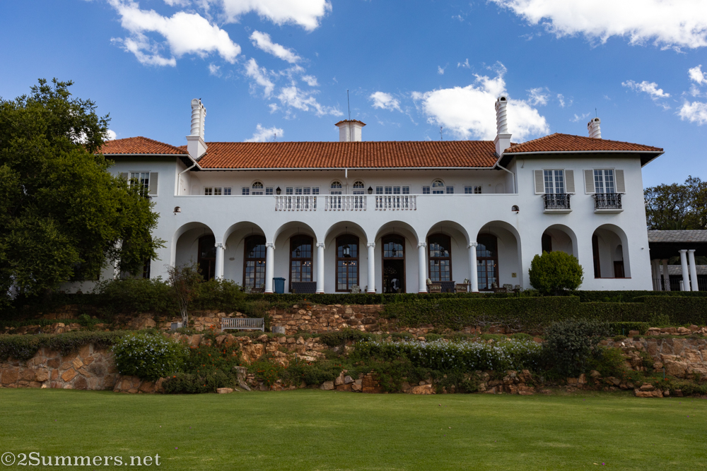 Villa Arcadia with its arches