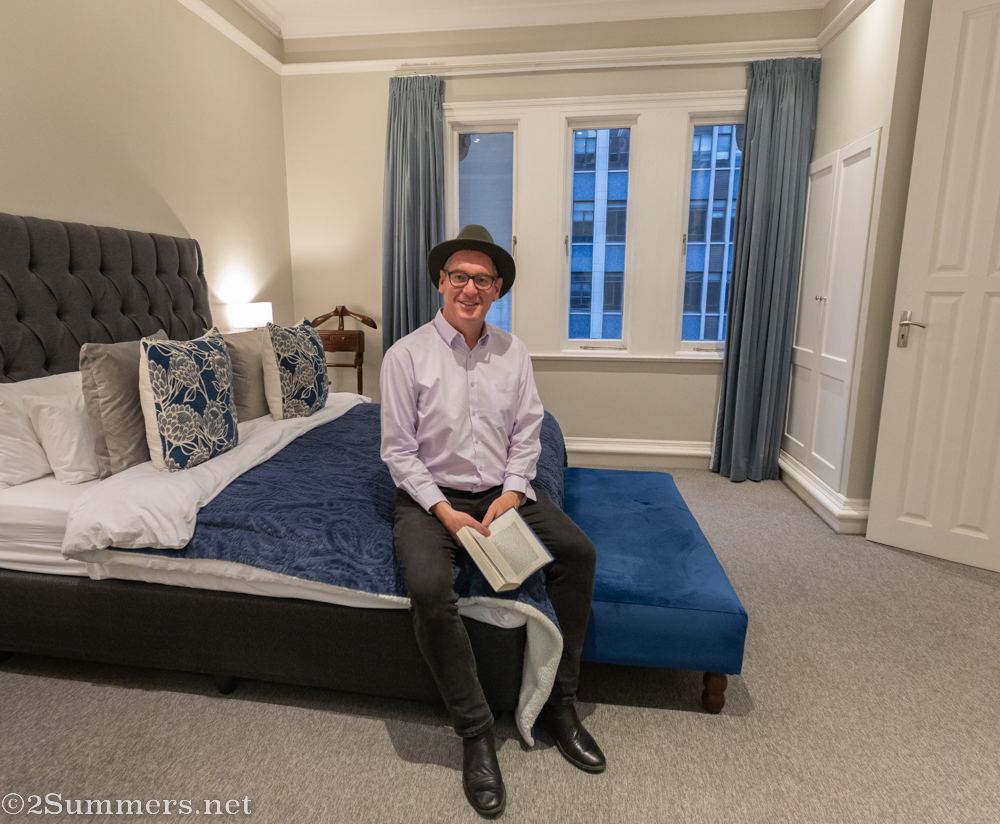 Thorsten sleeping in Jozi