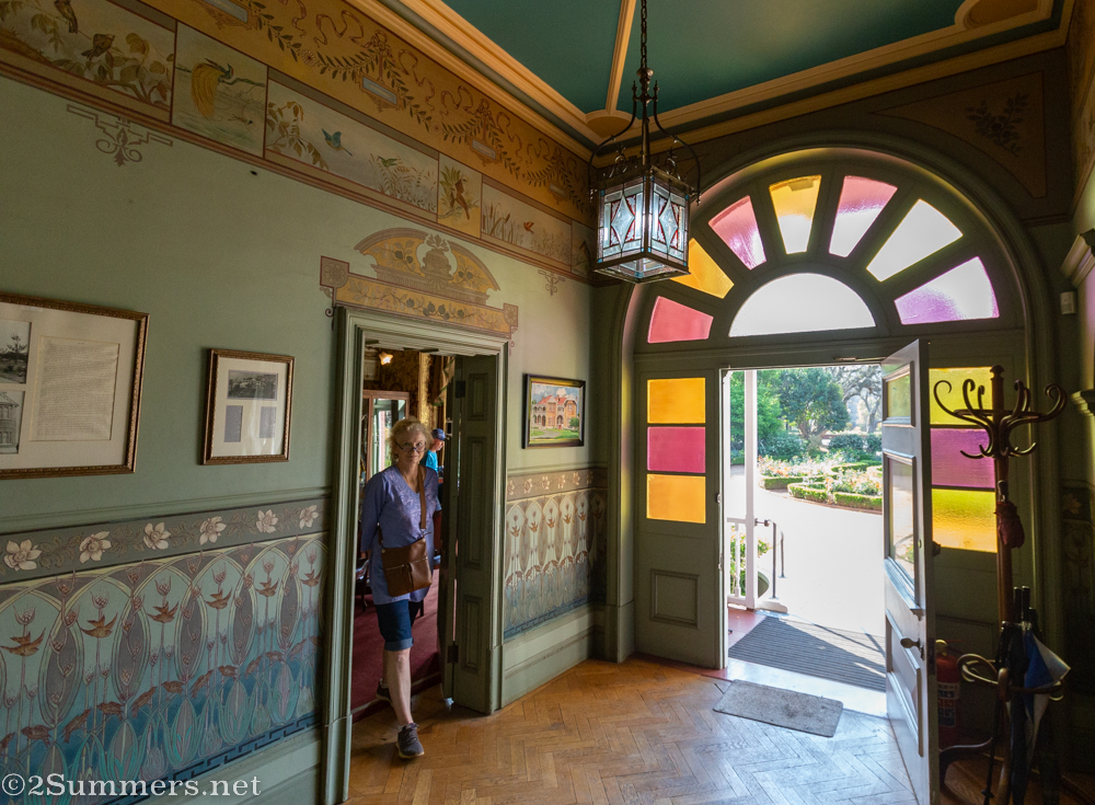 The View entryway and friezes