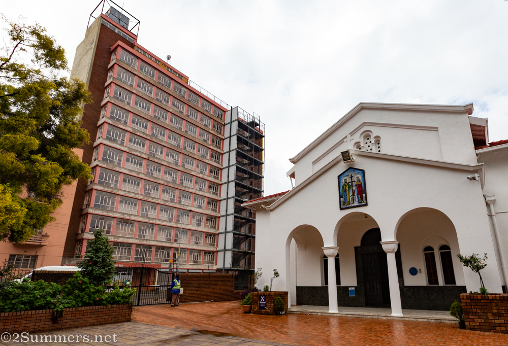 Outside the Orthodox Cathedral
