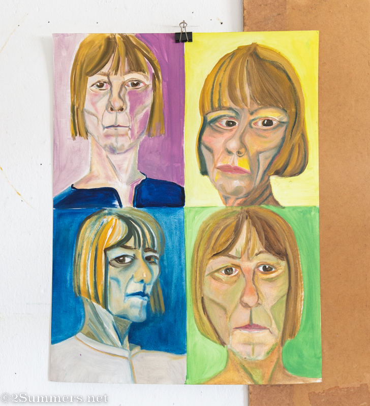 Ada-Ruth self-portraits