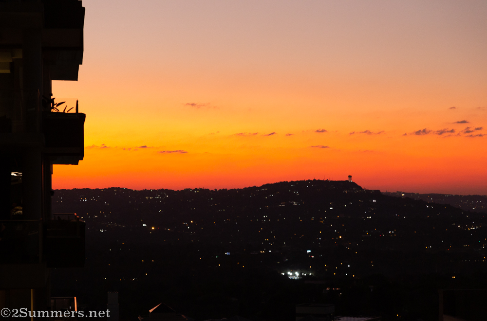 Sunset from the Tyrwhitt