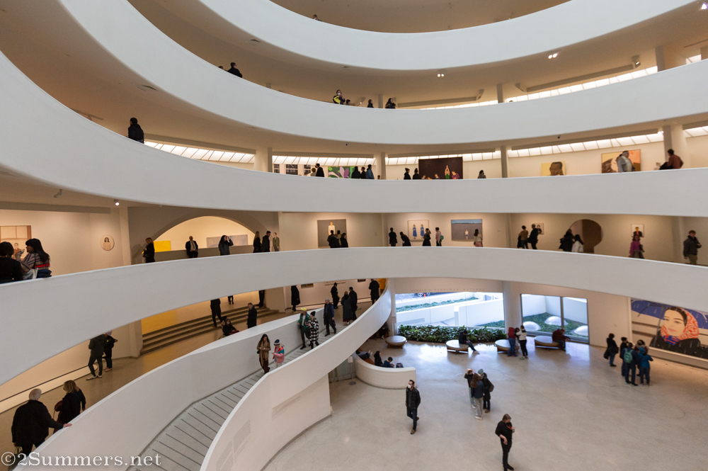 Inside the Guggenhein