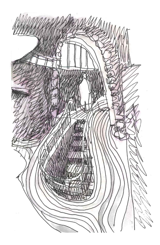 Thorsten’s sketch of the hallway