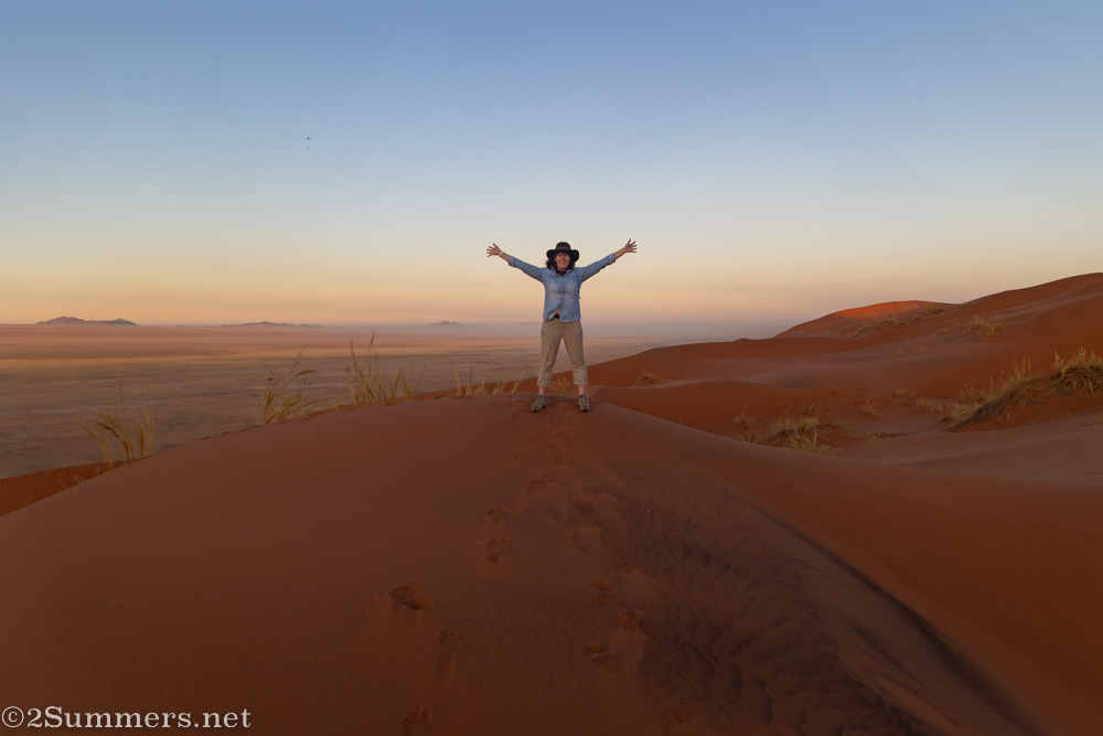 Heather on Koichab dunes