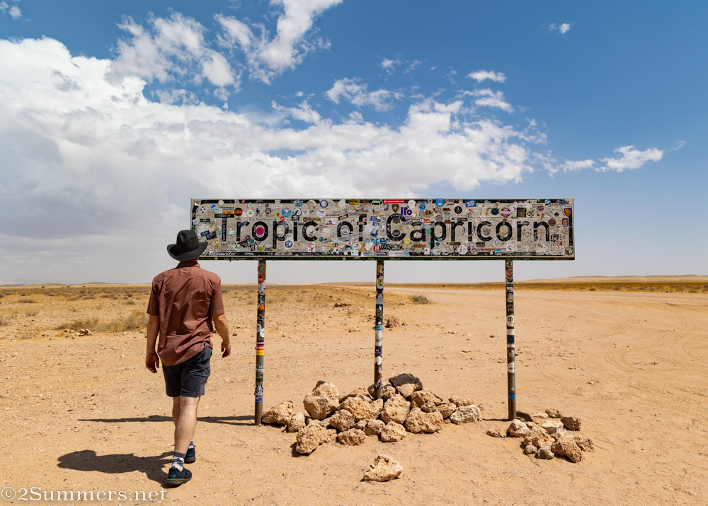 Thorsten at the Tropic of Capricorn