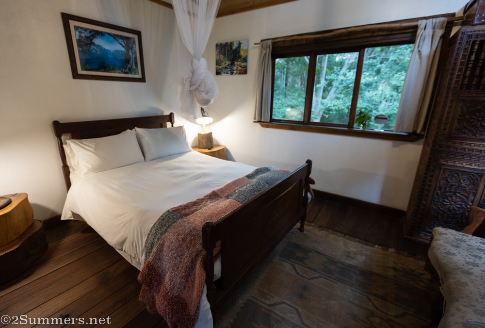 Master bedroom at Storms River Airbnb
