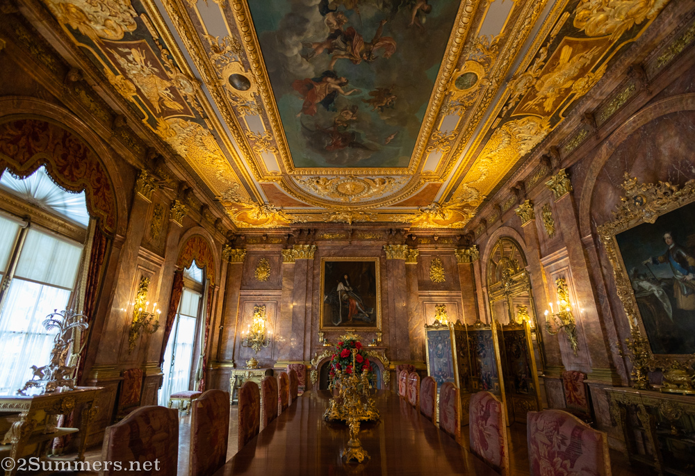 Dining room at Marble House