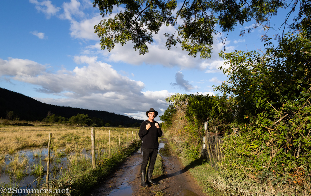 Thorsten in Wellington boots