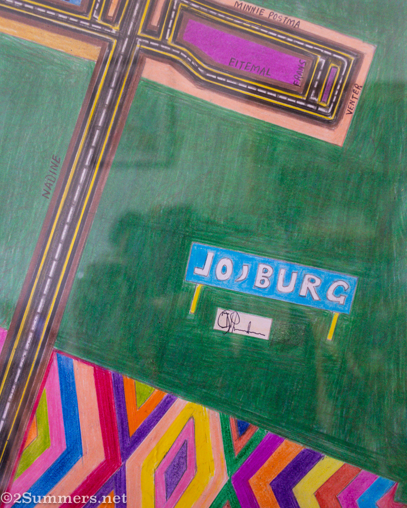 John Phalane’s signature on his picture