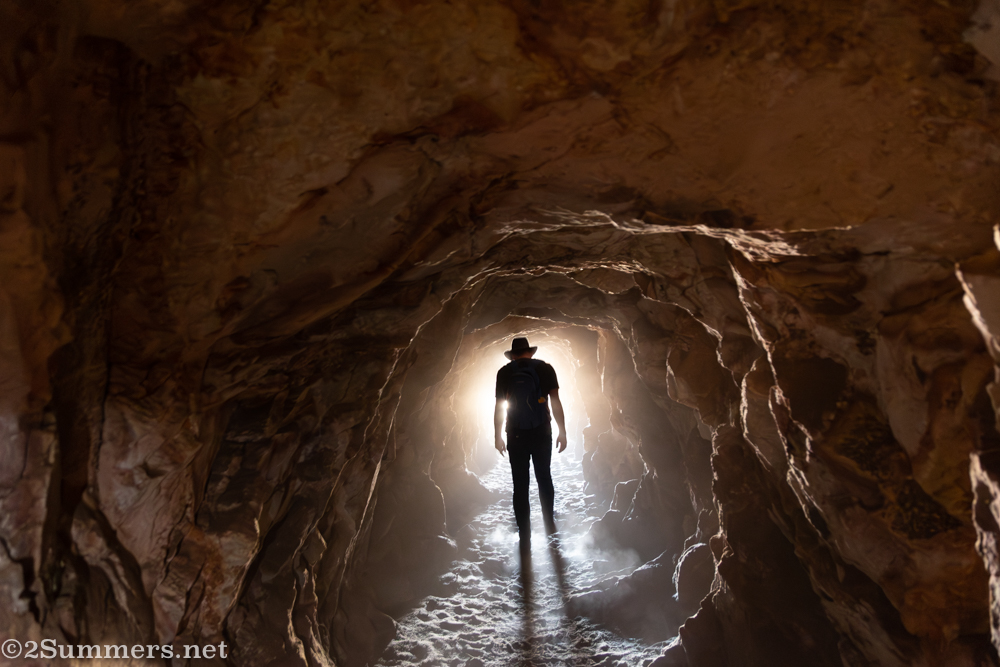 Miing tunnel at Thabela Thabeng