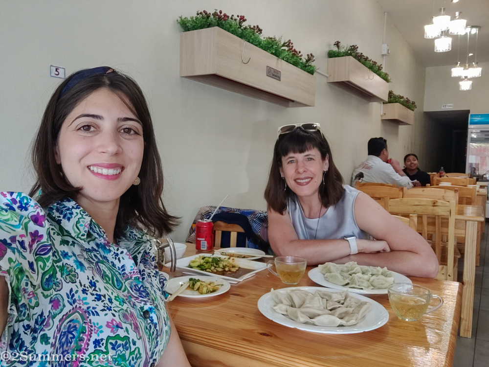 Heather and Attiya at Daisy Dumplings House