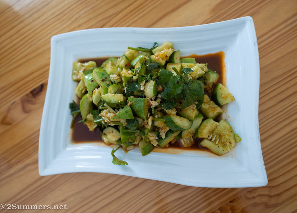 Smashed cucumber salad from Daisy Dumplings House