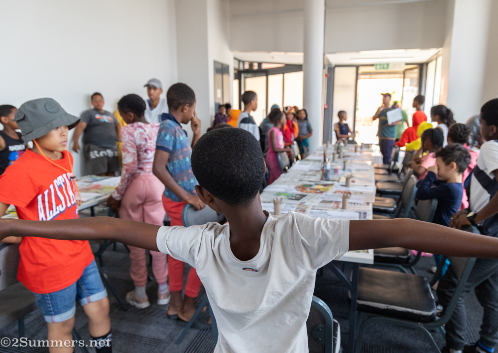 Art class at the library