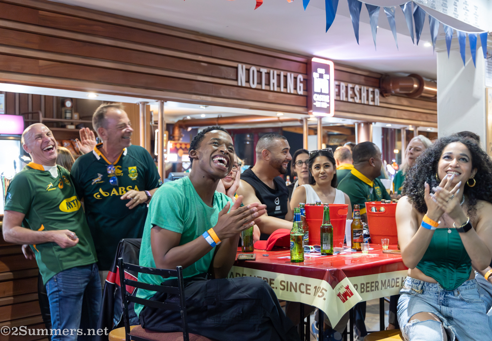 Springboks fans