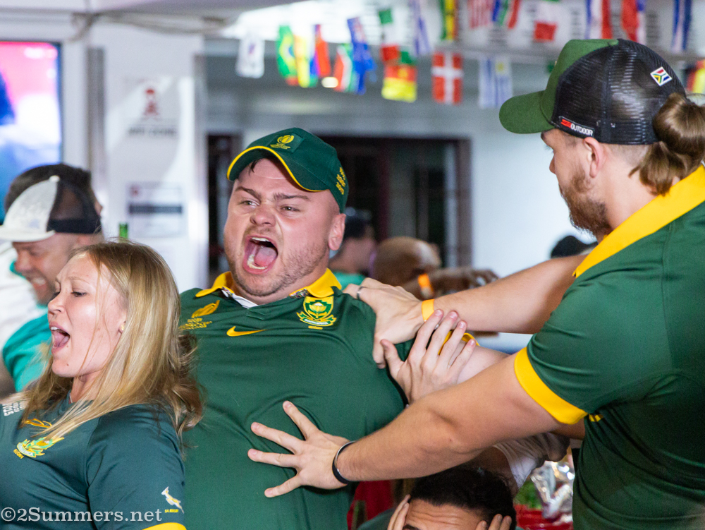 Crazy Springbok fans