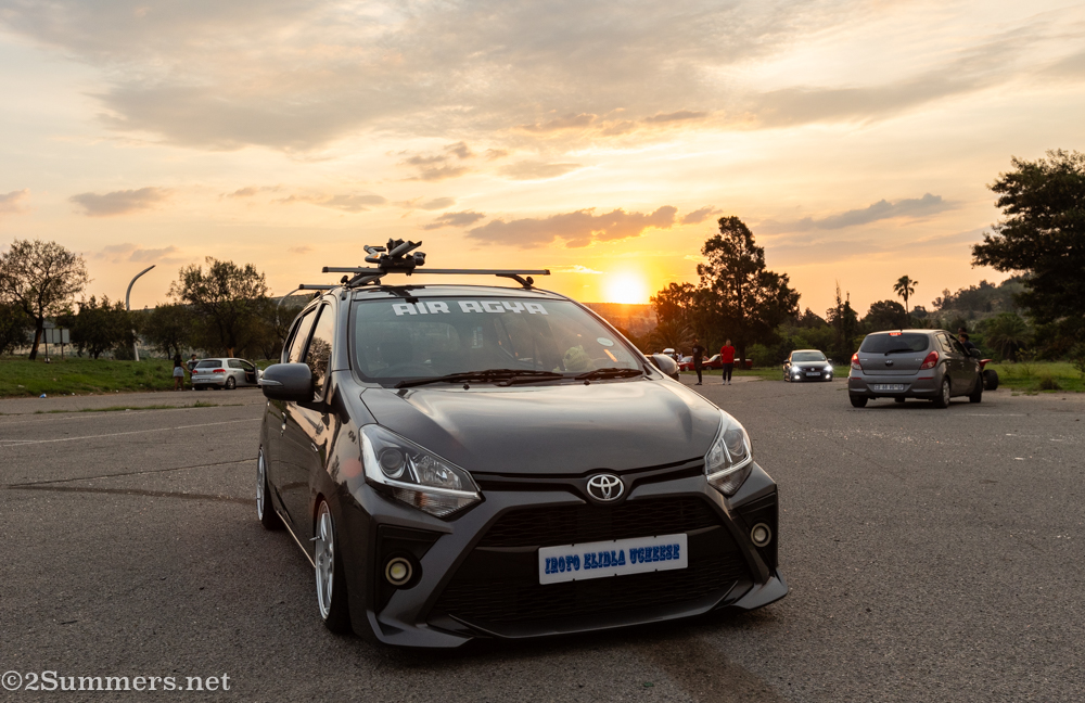 stance car at competition outside FNB Stadium