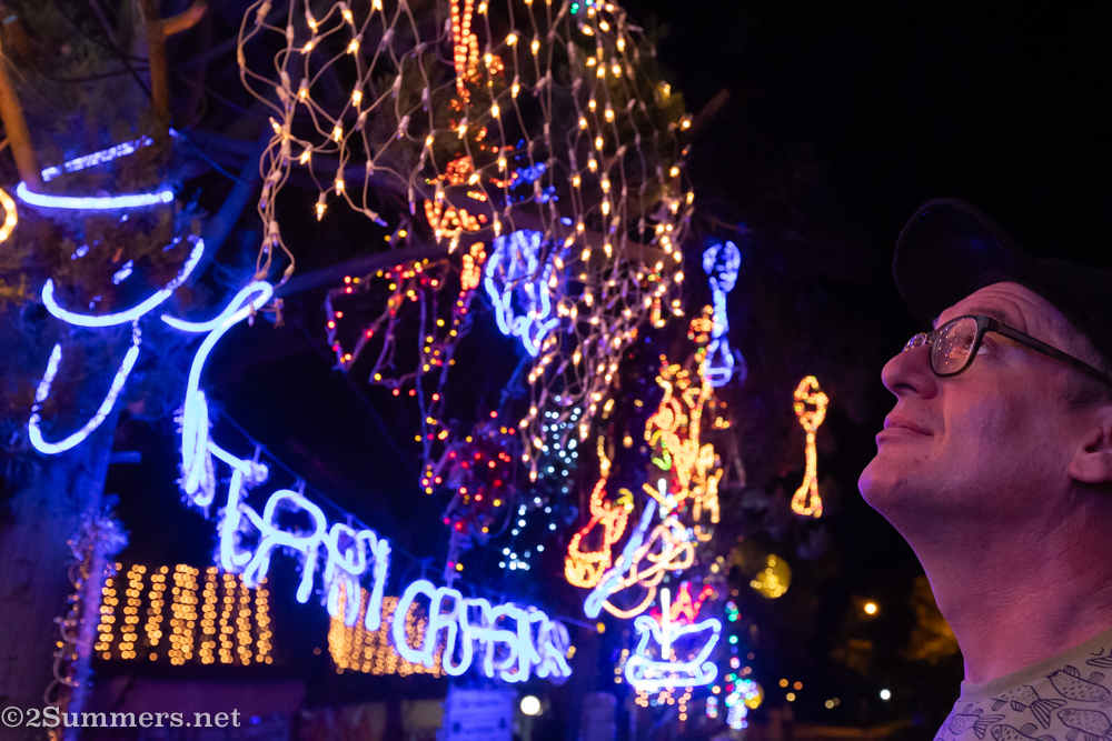 Thorsten looking at the lights