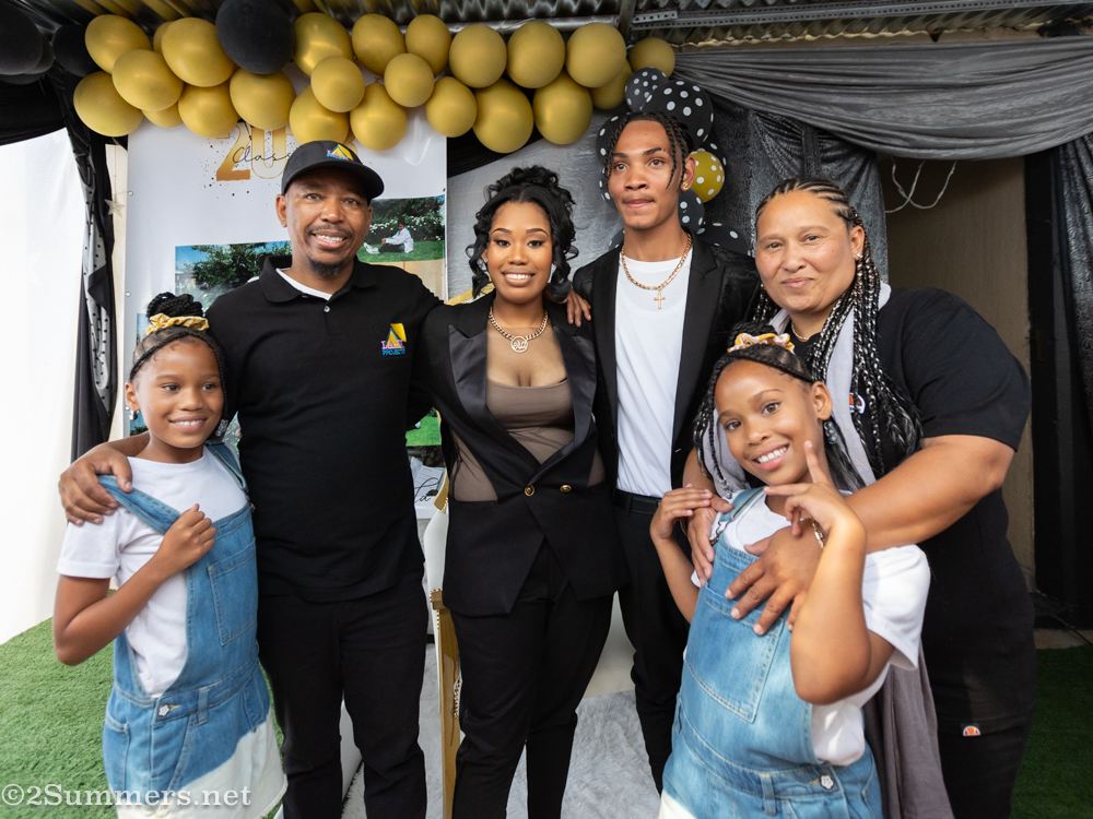 The Otto and Williams family at Matric Farewell