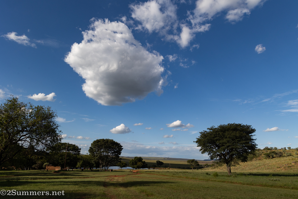 View from our chalet at Ezemvelo Nature Reserve