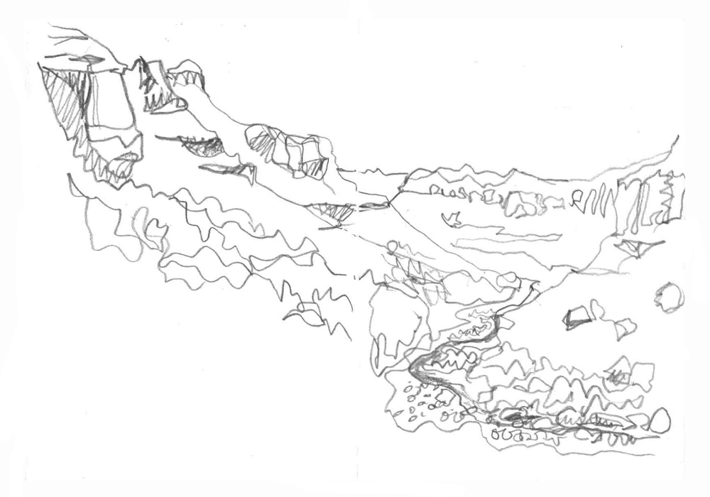 Tugela valley sketch