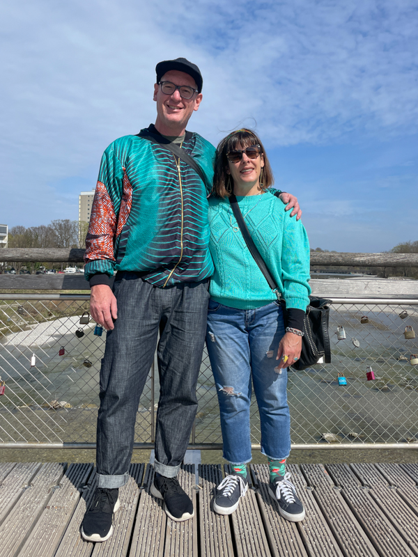 Heather and Thorsten in Munich