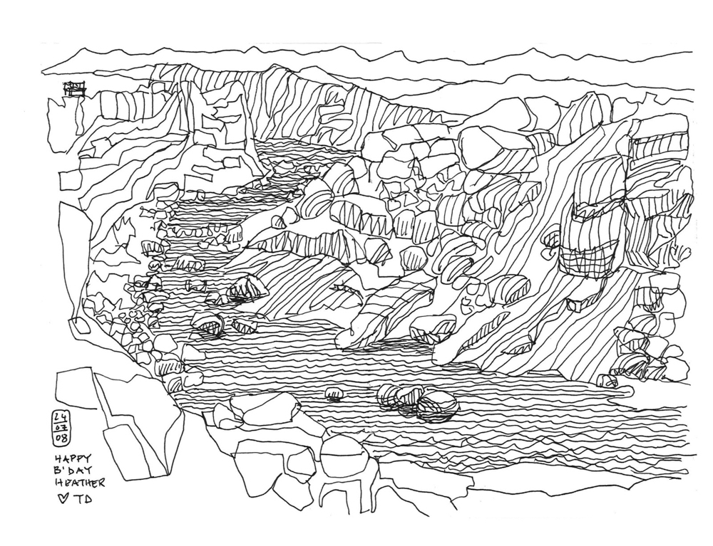 Sketch from the Ararat viewpoint