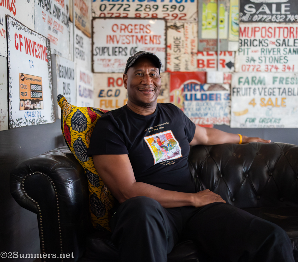 Charles Belk, one of three Americans in Joburg who I interviewed for this story.